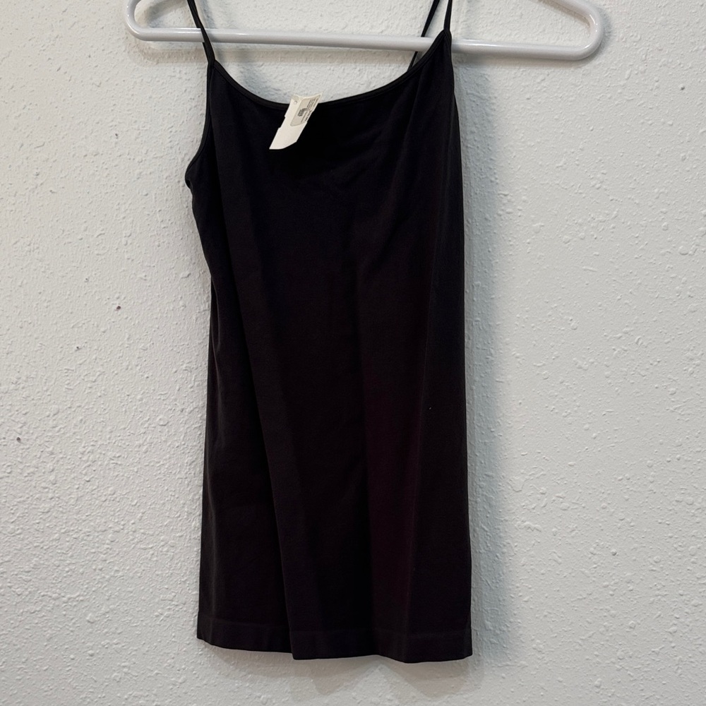 Charcoal Spaghetti Strap Tank Top